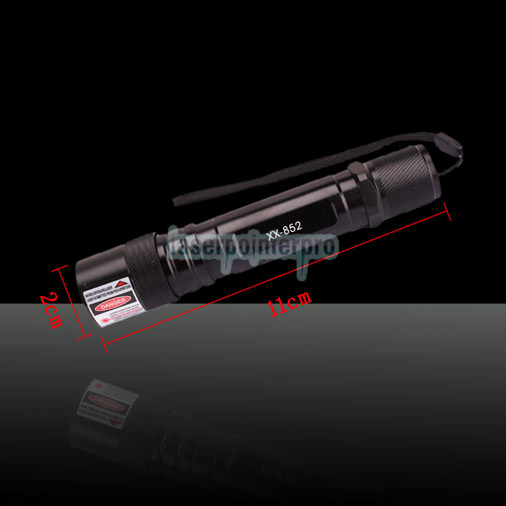 100mW 650nm Flashlight Style Laserpointer Schwarz