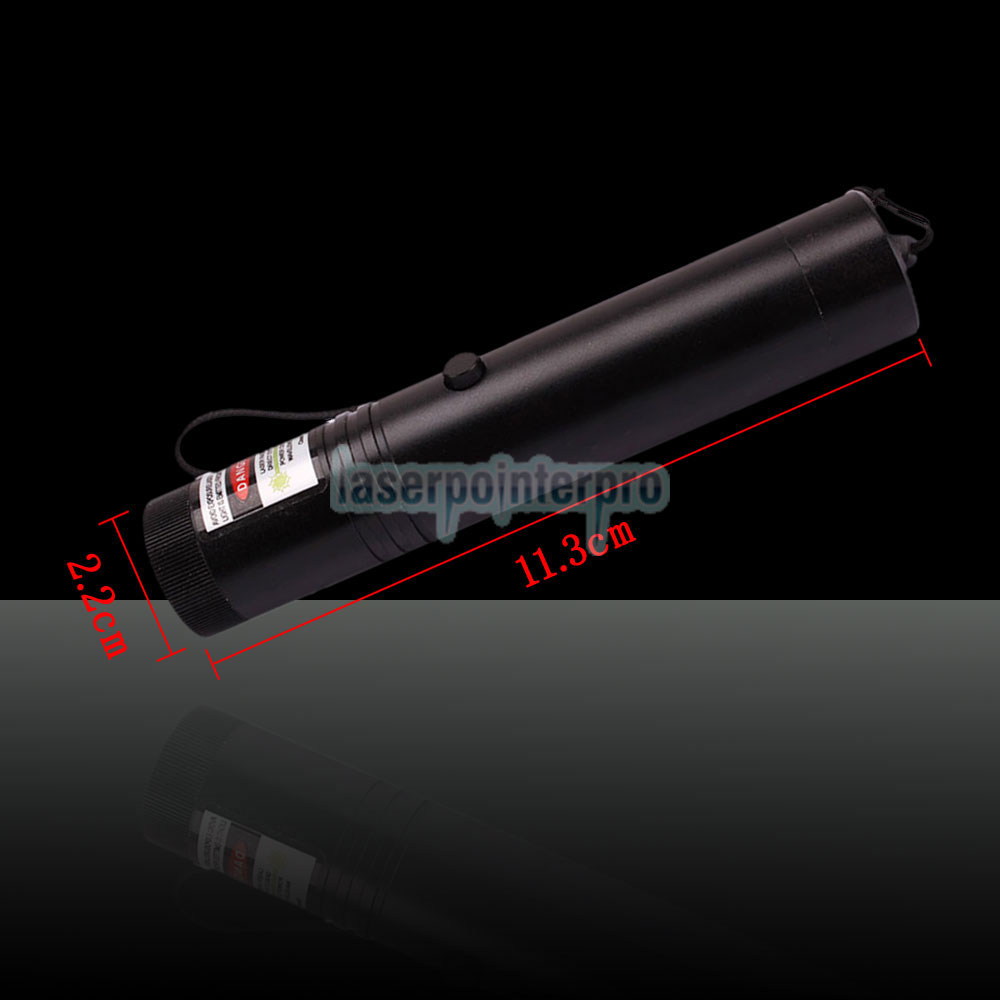 Laser 302 100mW 532nm Penna puntatore laser verde stile torcia con 16340 batteria