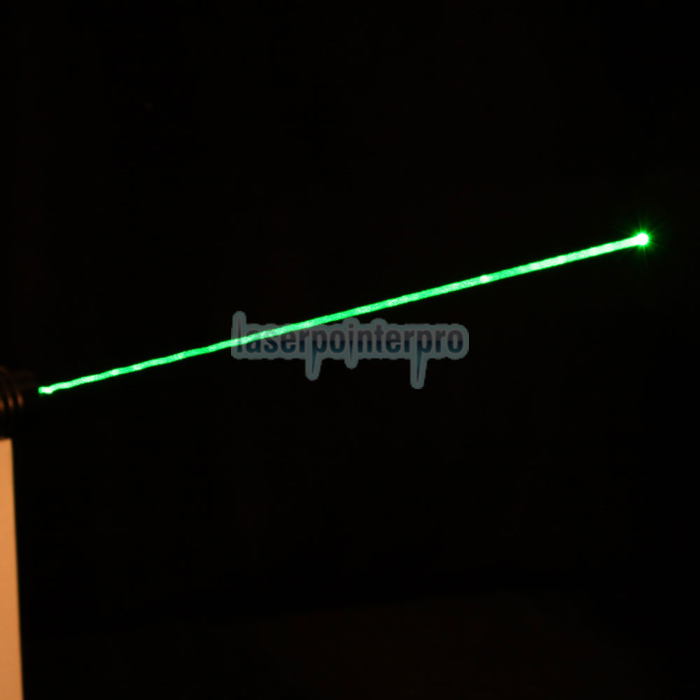 Laser 302 100mW 532nm Flashlight Style Green Laser Pointer Pen with 16340 Battery