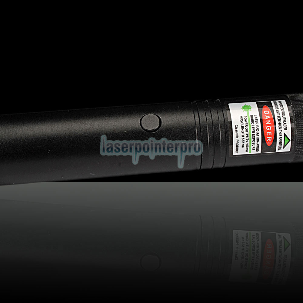Laser 302 100mW 532nm Penna puntatore laser verde stile torcia con batteria 18650