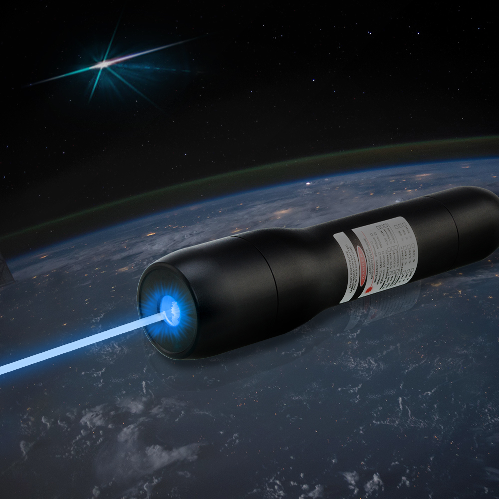 QK-DS6 10000mw 450nm Puntatore laser blu ardente impermeabile 5 metri sott'acqua