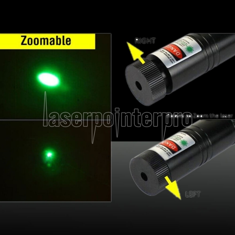 Focus rétractable pointeur laser vert faisceau épais