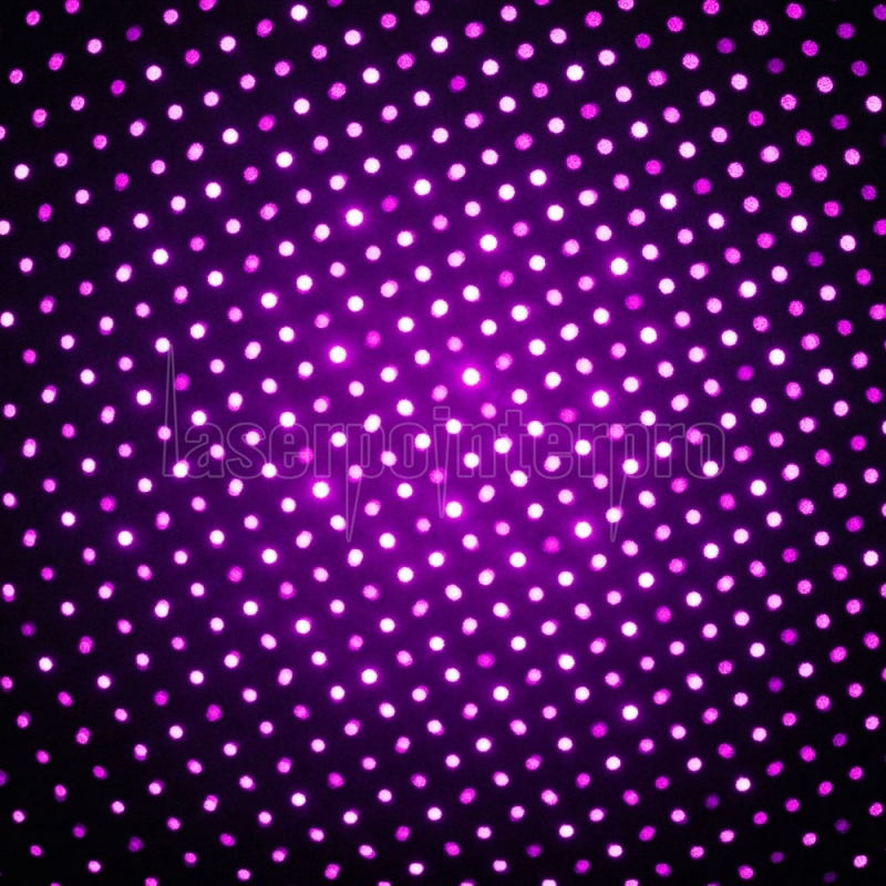 200mW 405nm Single-Point & Starry Light 2-in-1 Blue Purple Beam Laser ...