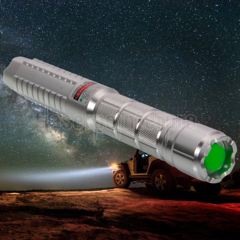 532nm 5mw Matériel en aluminium léger Feu vert Stylo laser à pointeur  unique 