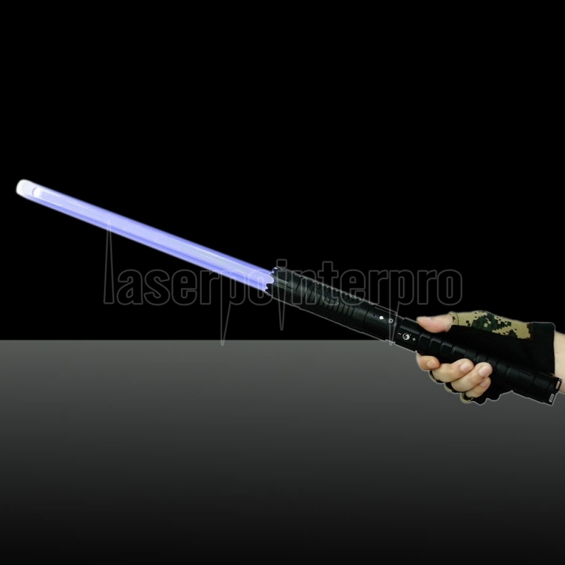 50000mW 445nm Blue Beam 3-Mode Zoomable 5-in-1 Laser Pointer Pen Kit Black  - Laserpointerpro