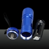 9 LED  385 ~400NM 1Mode Purple Light Flashlight Blue