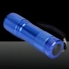 9 LED 385 ~ 400NM 1Mode lila Licht Taschenlampe blau