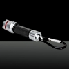 0.5W 60LM 2 Mode Focusing Keychain Flashlight Black