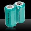 2pcs UltraFire 15270 / CR2 3V 800mAh Li-on Batterie ricaricabili