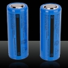 2pcs UltraFire 26650 6000mAh 3.6-4.2V PCB Protector Batterie al litio ricaricabili Blu