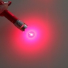 Der Schlüsselbund Teleskop Fokussierung + 5WM Red Laser 3Modes Mini-Taschenlampe Rot