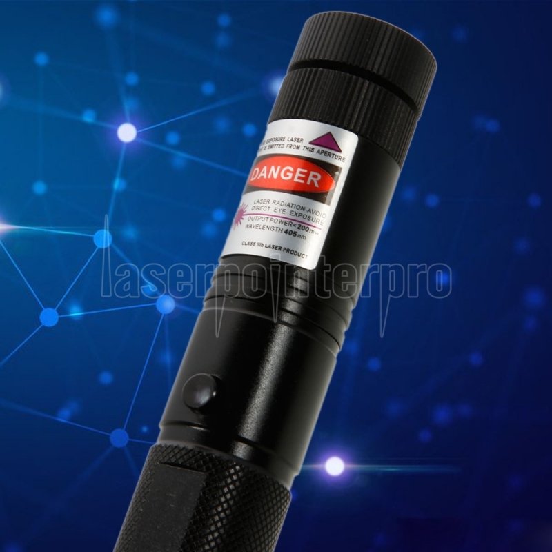 Top Laser 303 200mW pointeur Laser vert longueur focale réglable et avec  Star Filter Pattern avec 4000mah 18650 batterie