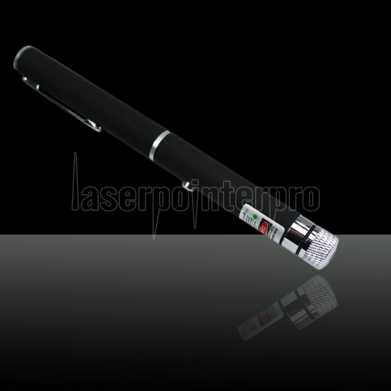 5MW 532nm Penna laser verde Nero Forte raggio visibile Puntatore laser  Puntatore potente 2 in 1 stella testa lazer luce caleidoscopio Regalo di  Natale