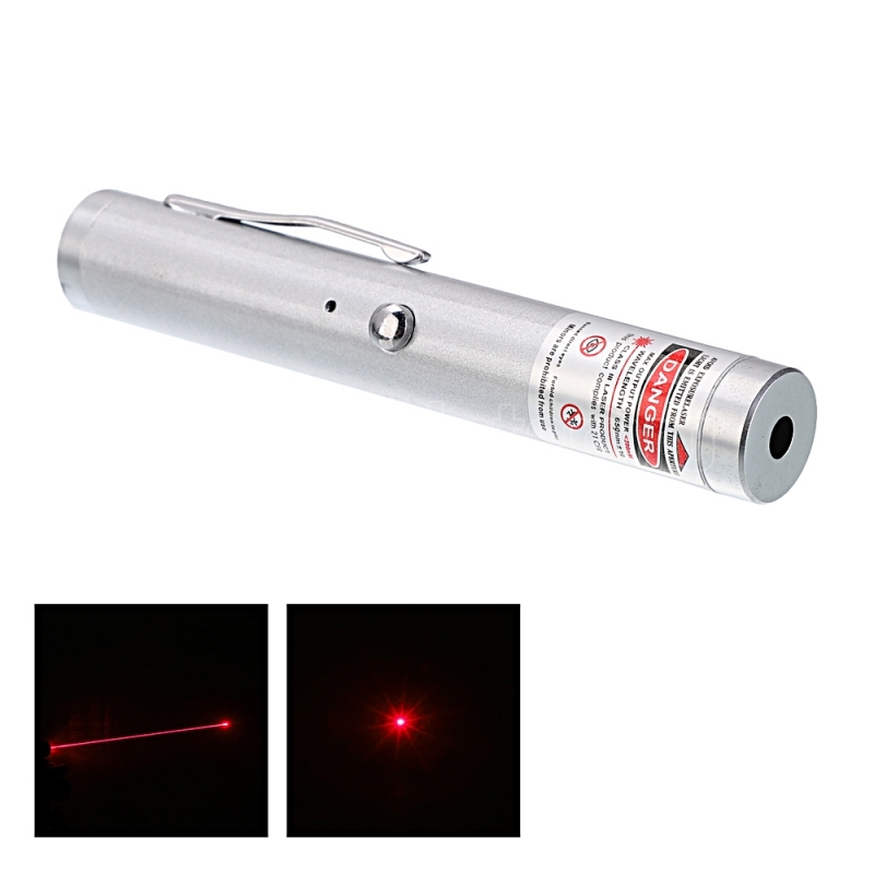 Penna puntatore laser rosso militare 650nm Fascio di luce visibile ad –  mimotore