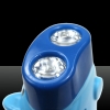 LED Pig Shaped Hand Pressing Dynamo Flashlight blue