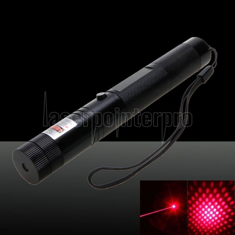 200mW 650nm Ricaricabile puntatore laser rosso Luce blu a punto singolo -  IT - Laserpointerpro
