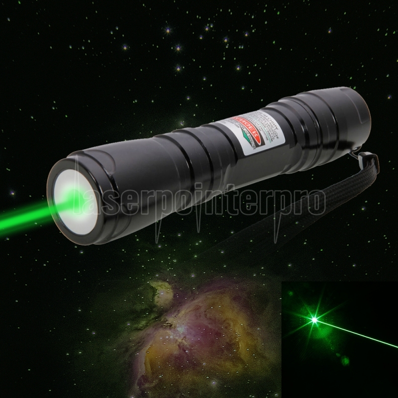 Laser 303 300mW Traje puntero láser verde profesional con cargador negro -  ES - Laserpointerpro