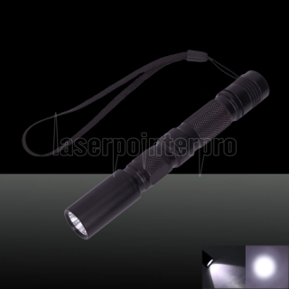 UltraFire C3 P4 LED torcia elettrica di alluminio nero