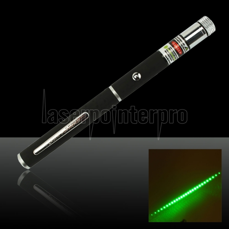 5 en 1 50mW 532nm Mid-ouvert stylo pointeur laser vert kaléidoscopique - FR  - Laserpointerpro