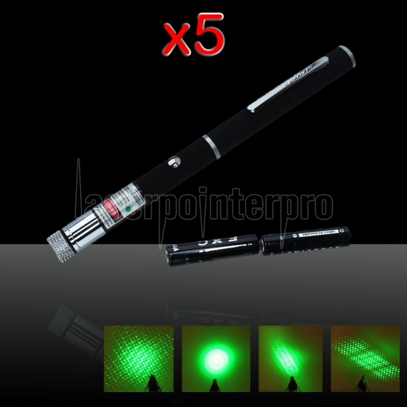 Stylo laser vert 10mW pas cher avec piles