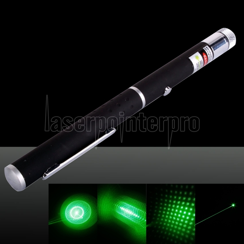 Penna puntatore laser verde 5 in 1 da 100 mW 532 nm (incluse due