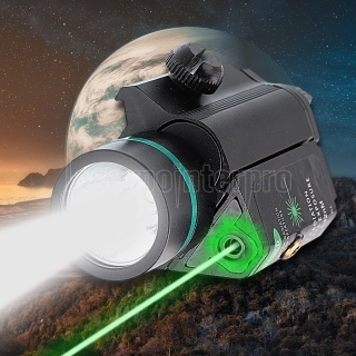 Lampe laser à haute précision à faisceau de lumière 50mW avec viseur laser  vert clair - FR - Laserpointerpro