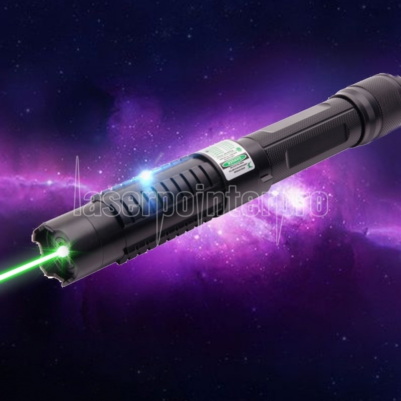 0889LGF 5000mW 532nm Kit penna puntatore laser di cristallo con luce  separata a fascio di luce nero - IT - Laserpointerpro