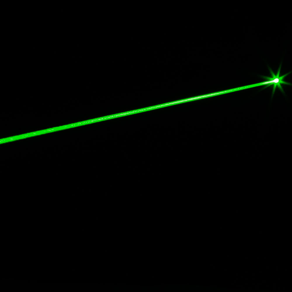 3000mw 532nm Luz de haz verde Estilo de luz de punto Cristal separado Recargable Pequeño cabezal Puntero láser Conjunto de bolígrafo Negro
