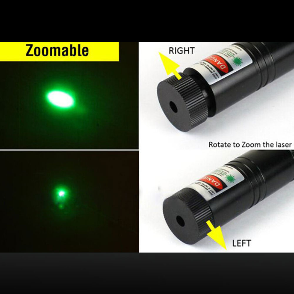 Laser 301 500mw 532nm feixe de luz verde singlepoint caneta ponteiro laser preto