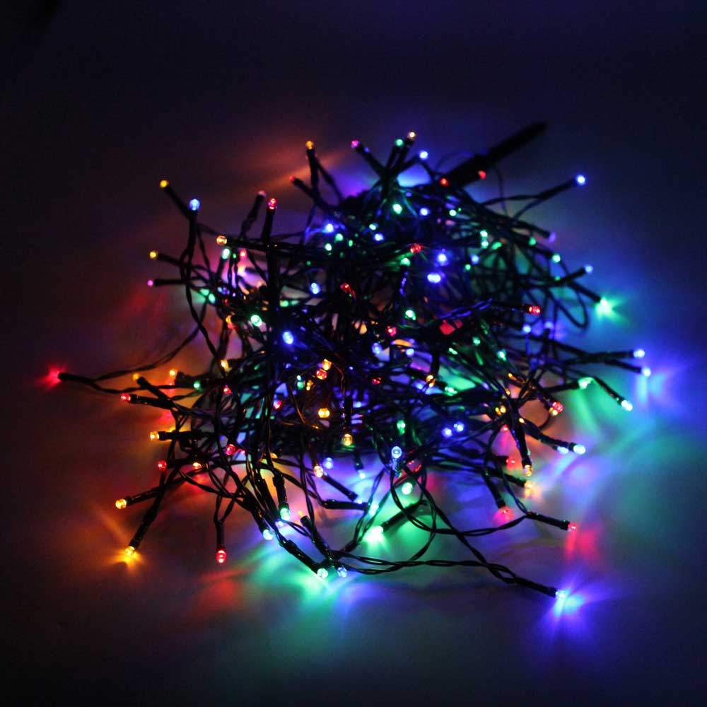 Guirlande lumineuse solaire de décoration de Noël imperméable extérieure de 200-LED de lumière LED