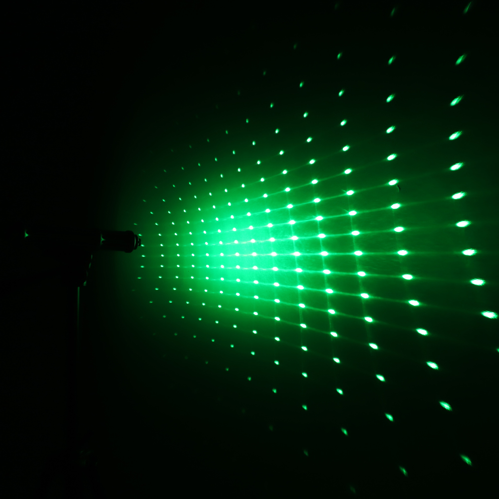 Kit puntatore laser verde bruciante ad alta potenza da 50000mw 520nm oro