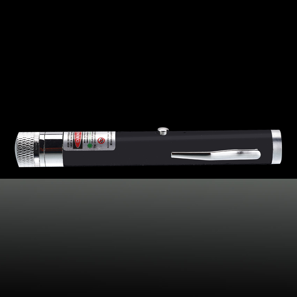 200mW 532nm Green Beam Light Starry Rechargeable Laser Pointer Pen Black