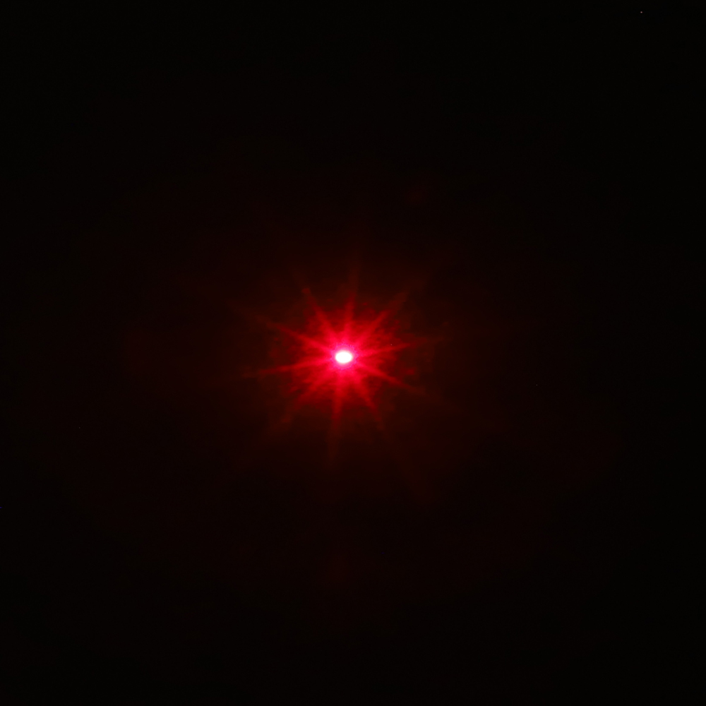Stylo pointeur laser rechargeable 200mW 650nm faisceau rouge lumière argent