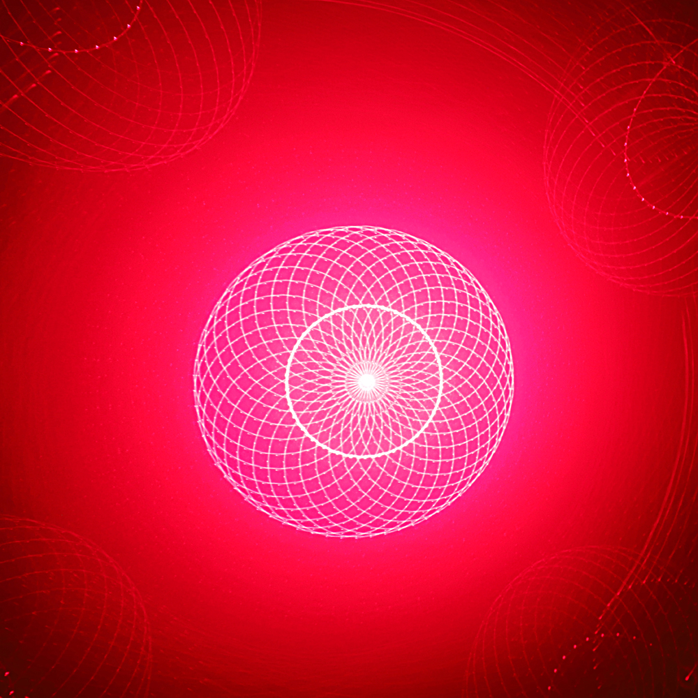 305 200mW 650nm 5 in 1 wiederaufladbarer roter Laser-Zeiger-Strahl-Licht Sternenlaser Golden
