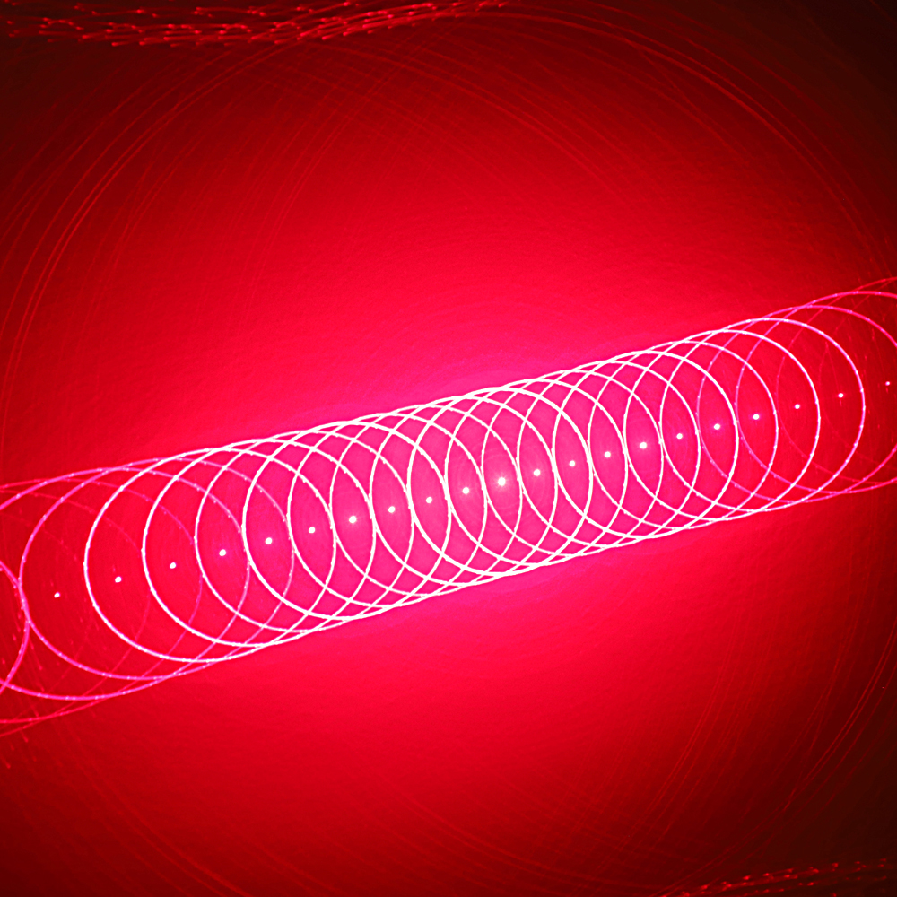 305 200mW 650nm 5 in 1 wiederaufladbarer roter Laserpointer Strahl Licht sternenlaser schwarz