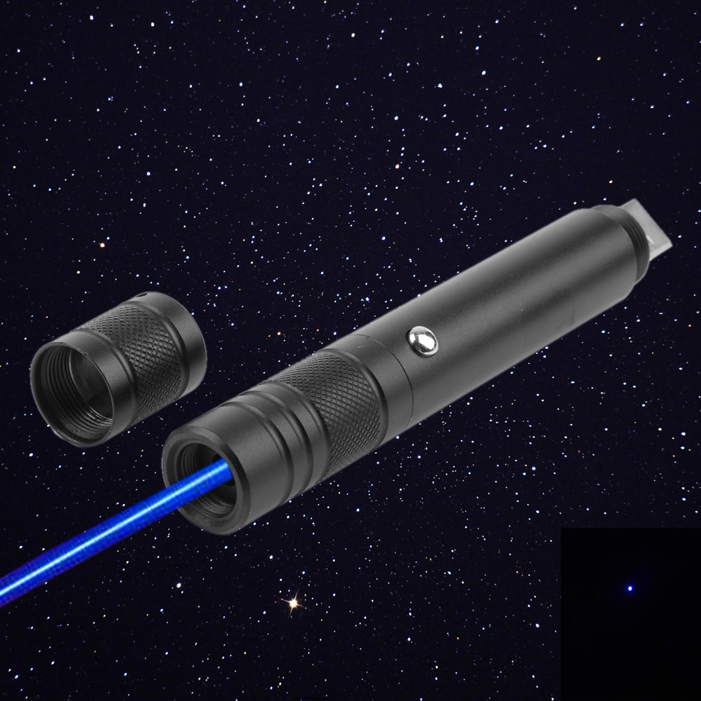 Puissant Pointeur Laser Bleu Torche 450nm 10000m Pointeurs Laser  Focalisables Laser Lampe De Poche Brûlant Match/Bur Jllzii Du 27,86 €