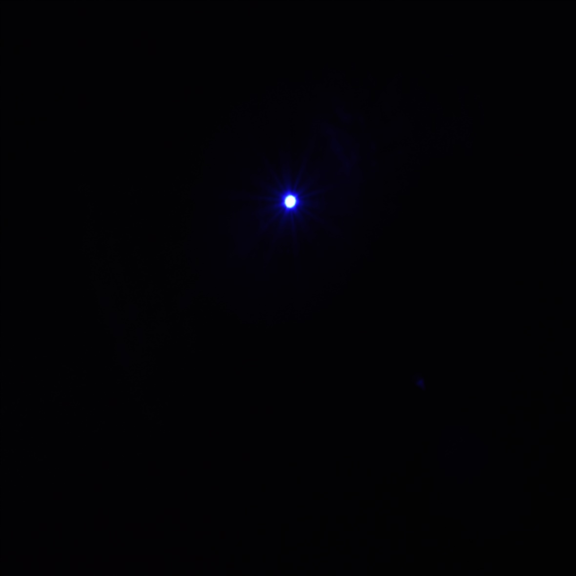 Scope laser à lumière bleue à cinq têtes de 10000mW, noir